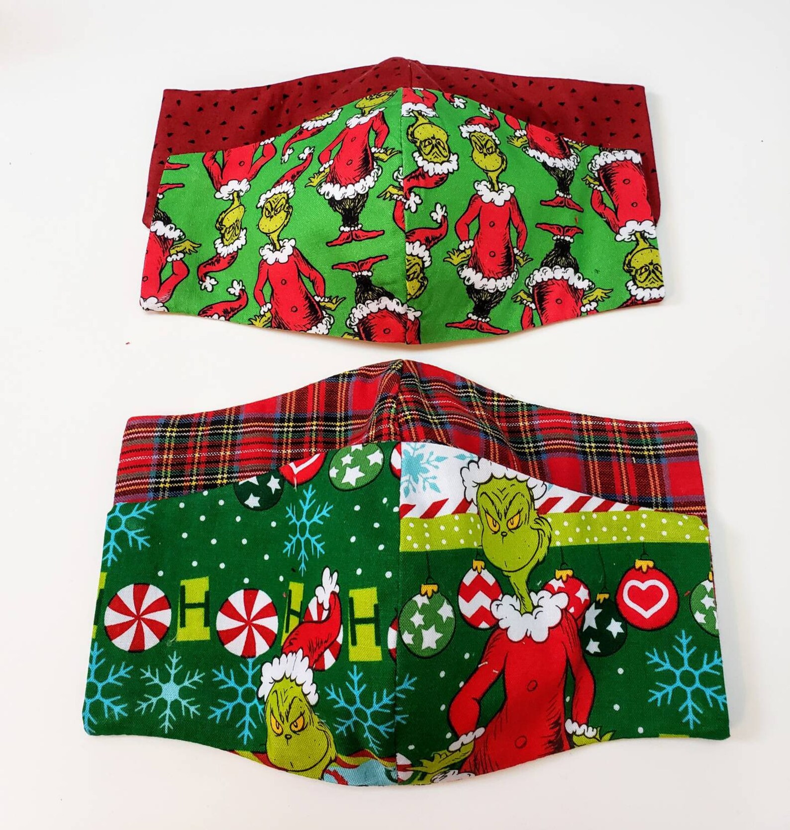 Christmas Face Mask Elf on the Shelf Face Mask Grinch Face Etsy