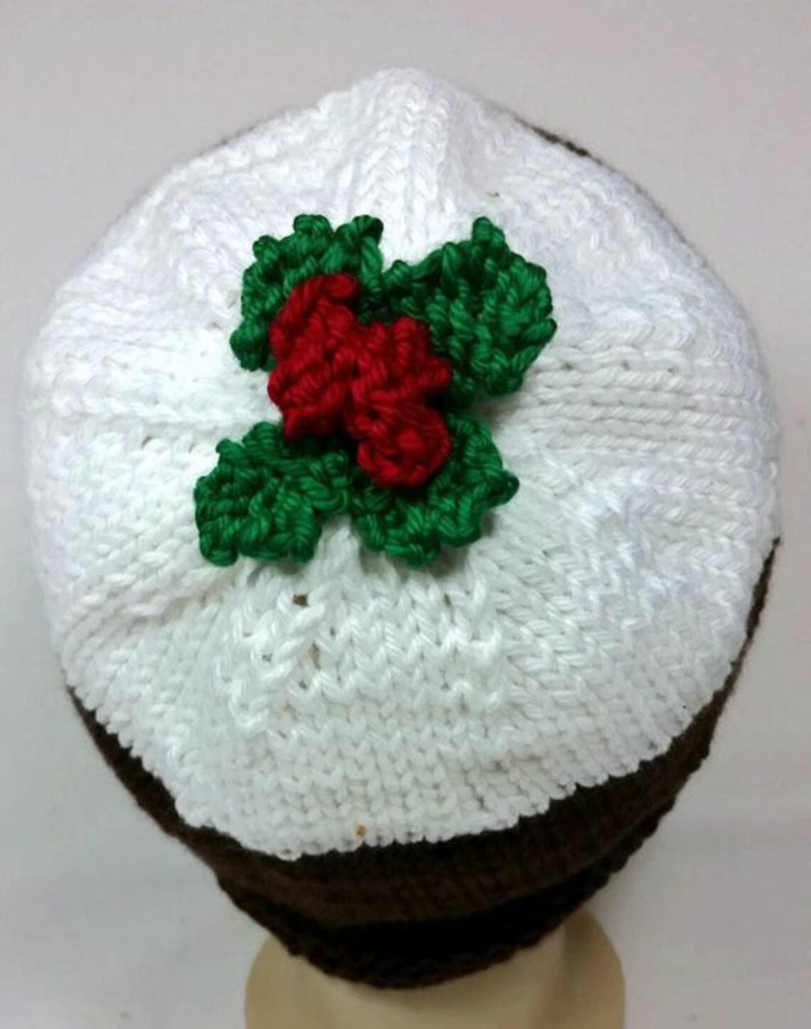 Christmas Pudding Hat Plum Pudding Hat Christmas Beanie Etsy