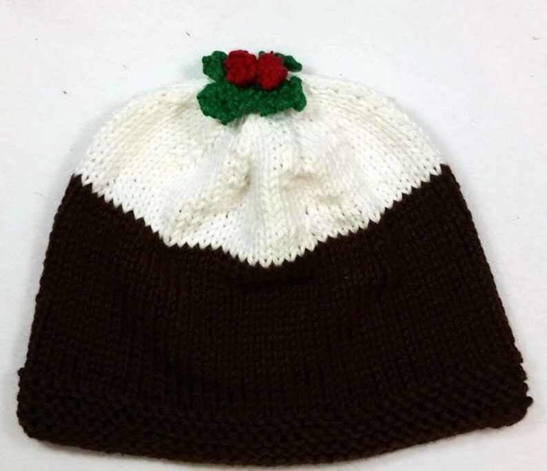 Christmas Pudding Hat Plum Pudding Hat Christmas Beanie Etsy