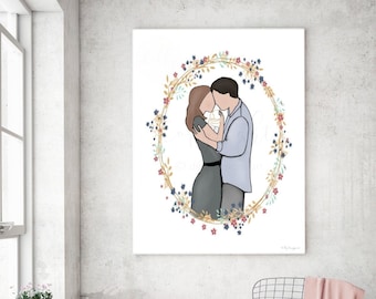 Angel Baby Memorial Print: Infant Loss Art (Digital Download)