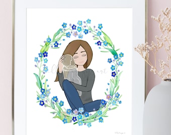 Infant Memorial Print: Sympathy Gift, Baby Loss Remembrance (Digital Download)