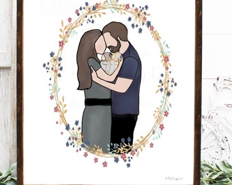 Two Babies, One Angel, One Living, Twin Loss, Baby Boy Loss, Twin Memorial, Multiples, Loss of One Twin, Angel in Heaven, Parents Holding