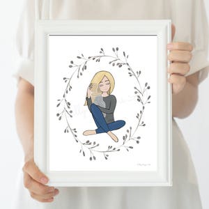 Sztuka upamiętniająca stratę niemowlęcia, prezent w kształcie aniołka upamiętniający dziecko (do pobrania w wersji cyfrowej)