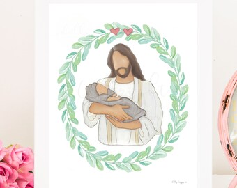 Sympathy Gift, Two Hearts Loss, Bereavement Keepsake (Digital Download)