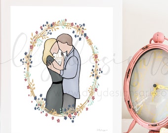 Loss of Baby Gift, Pregnancy Loss, Baby Loss, Infant Loss, Memorial Art, Memorial Decor, Funeral Gift, Funeral Art, Child Loss, Condolence