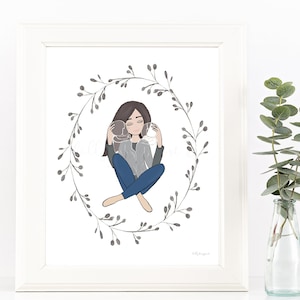 Twin Loss, Twin Memorial, Memorial Gift, Twin Loss Gift, Pregnancy Loss, Baby Loss, Infant Loss, Memorial Art, Funeral Art, Baby Memorial