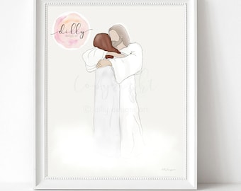 Sympathy Gift: Christ Art Printable for Bereavement (Digital Download)