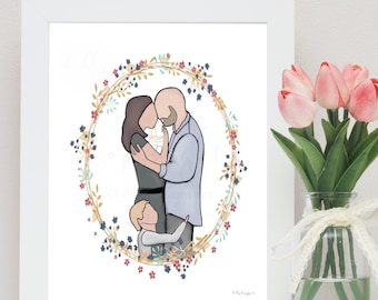 Infant Loss Memorial Art: Baby In Heaven Keepsake (Printable)