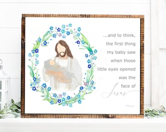 Angel Baby Memorial Art: Infant Loss Keepsake (Digital Download)