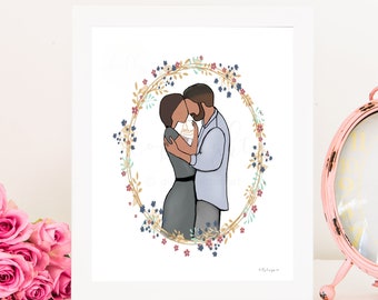 Angel Baby Memorial Print: Infant Loss Keepsake (Digital Download)