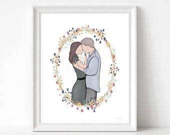 Angel Baby Memorial Art Print: Bereavement Gift (Digital Download)