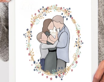 Angel Baby Memorial Art Print: Infant Loss Gift (Digital Download)