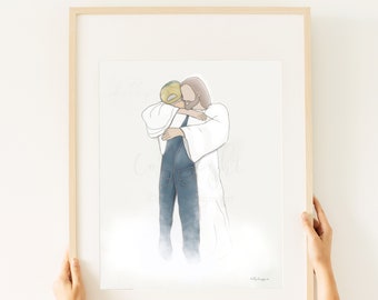 Grandpa Remembrance Print, Sympathy Gift, Loss of Loved One (Digital Download)