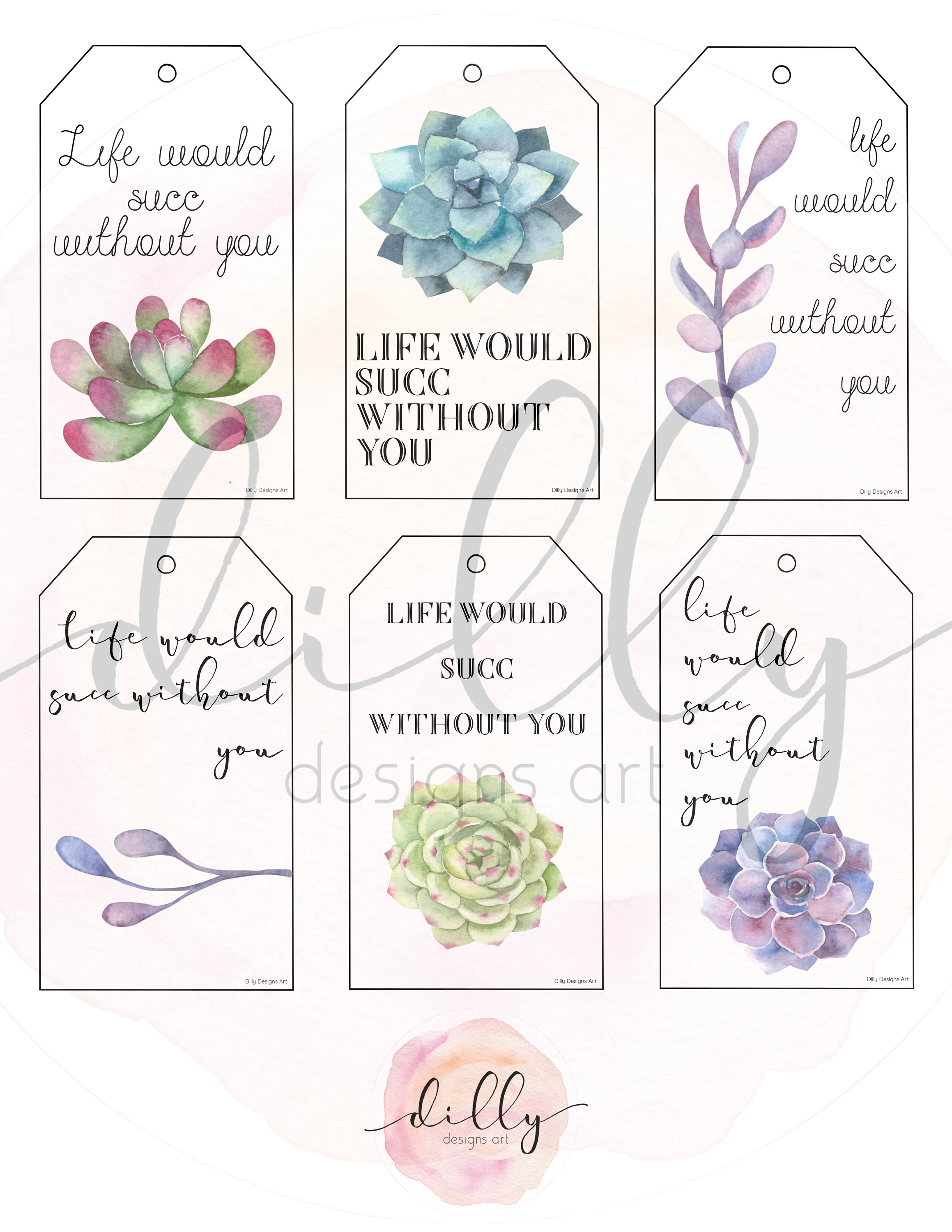succulent-gift-tags-6-gift-tags-succulent-tags-printable-gift-tags
