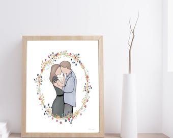 Angel Baby Memorial Art: Infant Loss Gift for Grieving Parents (Digital Download)