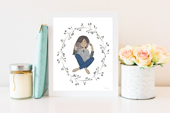 Twin Loss Memorial Print – Personalized Angel Baby Art (Digital Download)