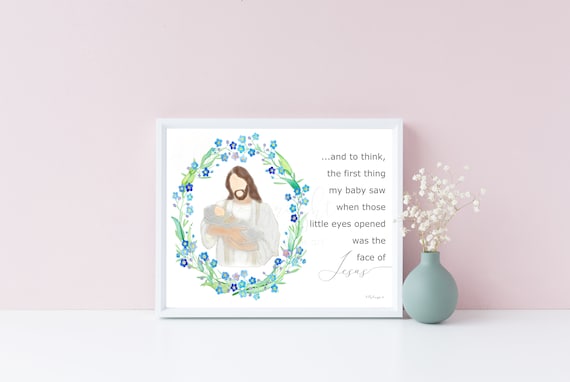 Angel Baby Memorial Art: Infant Loss Keepsake (Digital Download)
