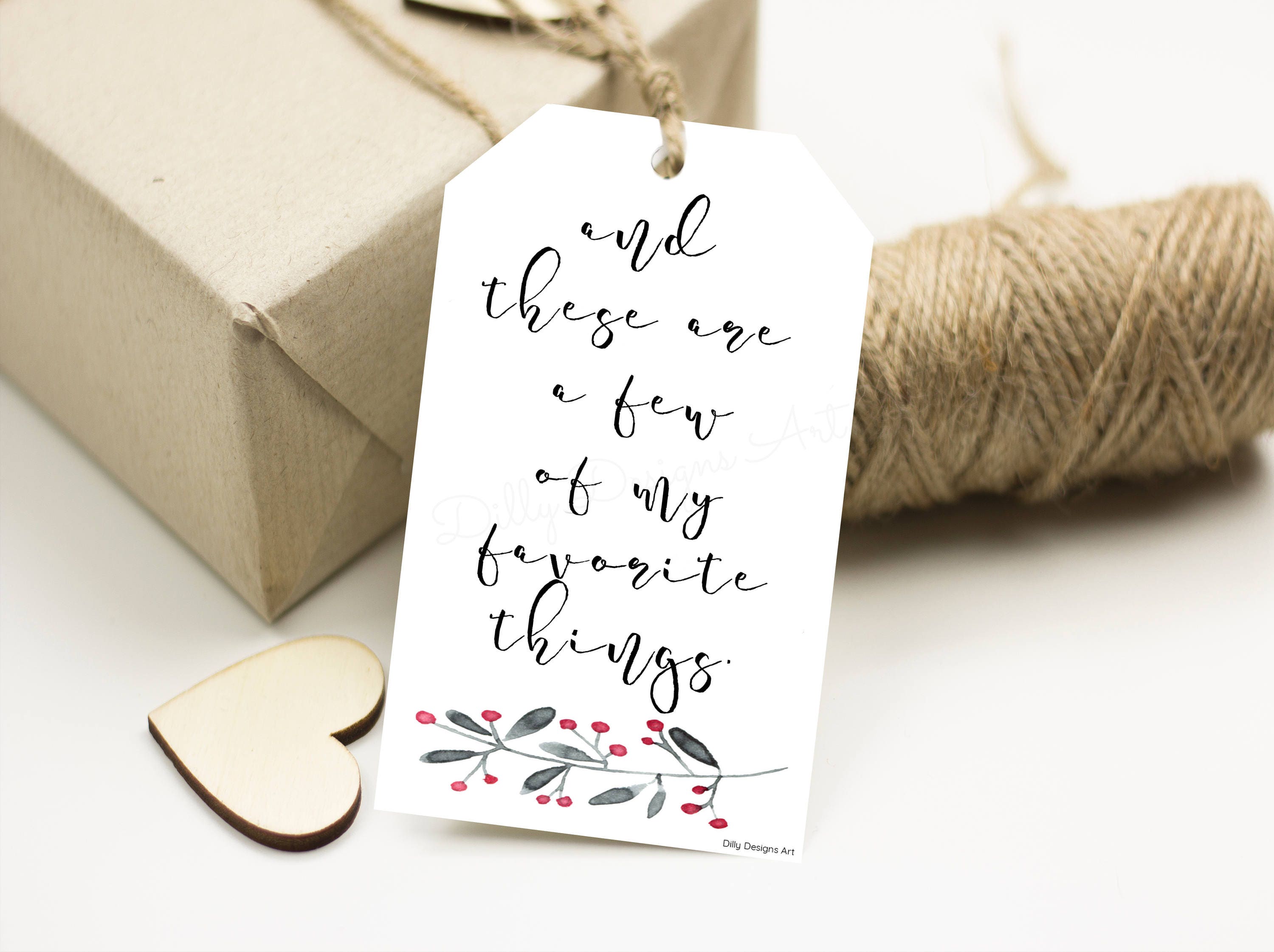 My Favorite Things Favorite Things Holiday Gift Tags Digital Gift 