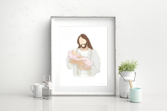 Baby Funeral Gift, Christian Gift, Infant Funeral Gift, Infant Loss, Baby Loss, Funeral Artwork, Baby Loss, Celebration of Life, Messiah