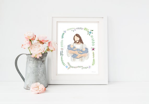 Twin Loss Gift, Comforting Gift, Jesus Printable, Christ Printable, Funeral Art, Memorial Art, Twin Memorial, Twin Babies, Memorial Gift