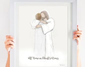 Jesus Christ Art: Christian Sympathy Gift (Digital Download