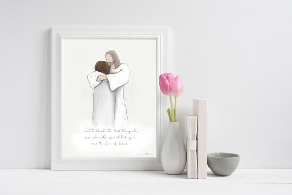 Bereavement Gift, Loss of Loved One Art Print (Digital Download)