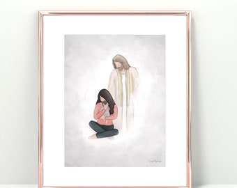Infant Loss Art: Mom Holding Baby Sympathy Gift (Printable)