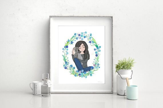 Forget Me Not Infant Memorial Art Print (Digital Download)