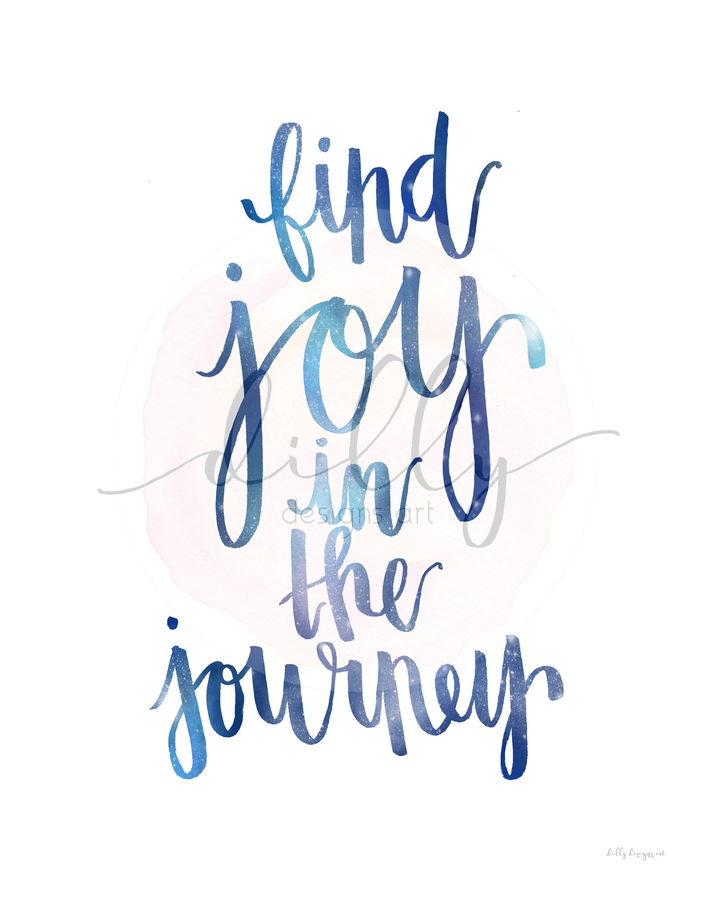 Find Joy In The Journey Find Joy Calligraphy Joy Sign | Etsy