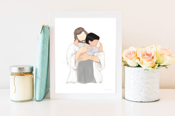 Christ, Christian Art, Christian, Christian Artwork, Christ Art, Comforting, Trials, Art, Savior, LDS Art, LDS Printables, Lord, Heaven Art