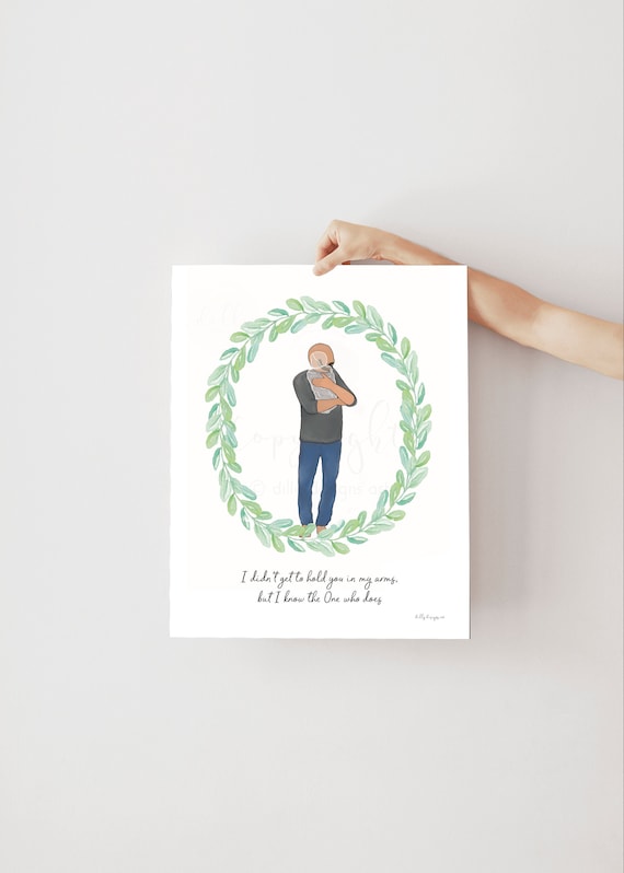 Memorial Baby Loss Art Print: Grief Gift, Keepsake (Digital Download)