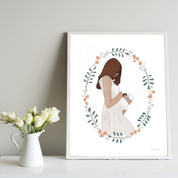 Rainbow Baby Art Print: Pregnancy Remembrance Gift (Digital Download)