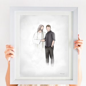 Sympathy, Bereavement, Condolence, Sympathy Gift, In Memory, In Loving Memory, Memorial, Heaven, Christ Art, Jesus Art, Funeral Printable