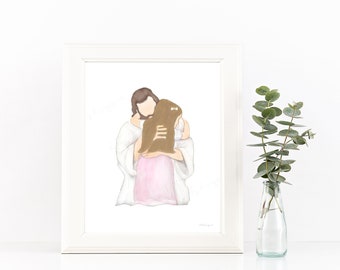 LDS Jesus Christ and Child Art Print (Digital Download)