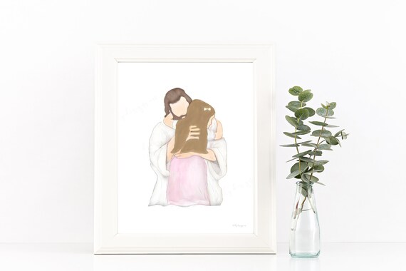 LDS Jesus Christ and Child Art Print (Digital Download)