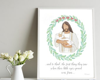 Baby Loss, 6 Hearts, 6 Losses, Miscarriages, Pregnancy Loss, Loss of Babies, Multiples, Loss of Multiples, Face of Jesus Quote, Jesus Baby