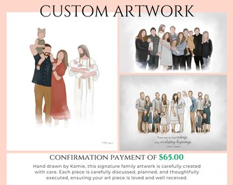 Custom Artwork. 65.00 USD Payment. Before placing your order, message me here or at www.customsbykamie.com to receive a price quote. Thanks!