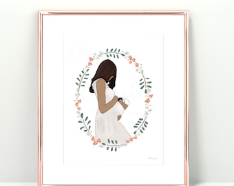 Rainbow Baby Art: Pregnancy Loss, New Mom Gift (Digital Download)