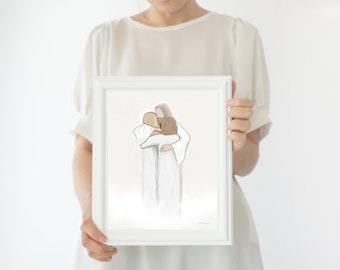 Sympathy Gift Art: Bereavement Loss Memorial (Digital Download)