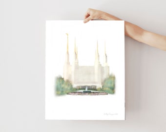 Washington DC Temple, DC Temple, DC Lds Temple, Washington Temple, Dc Temple Wall Art, Dc Temple Print, Washington Dc Print, Lds, Washington
