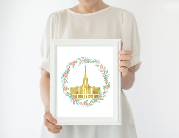 Jordan River Temple, Jordan River Utah, Temple, Temple Art, Floral Wreath, Latter Day Saints, LDS Temple, Jordan River, Latter Day Temples