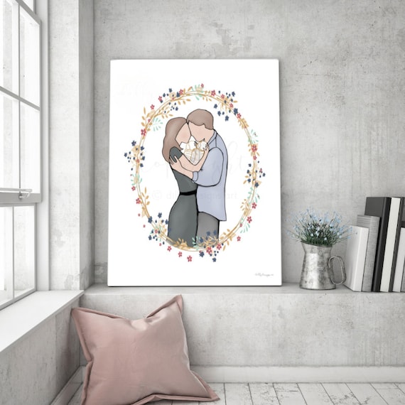 Angel Baby Memorial Art Print, Loss Gift (Digital Download)