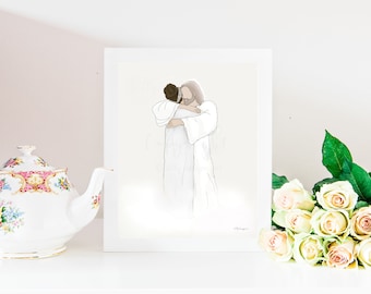 Memorial Art Print: Loss of Mother, Wife, Sister (Digital Download)