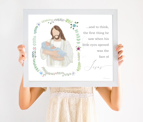 Angel Baby Printable Art, Infant Loss Gift (Digital Download)