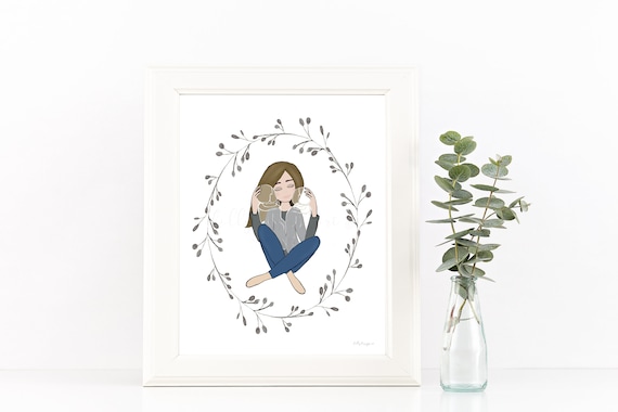 Twin Loss Art Print: Angel Babies Memorial (Digital Download)