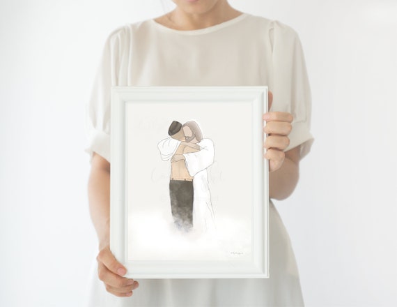 Welcome Home Soldier Memorial Art: Printable Digital Painting (Digital Download)