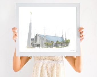 Taipei Taiwan Temple Art Print (Digital Download)