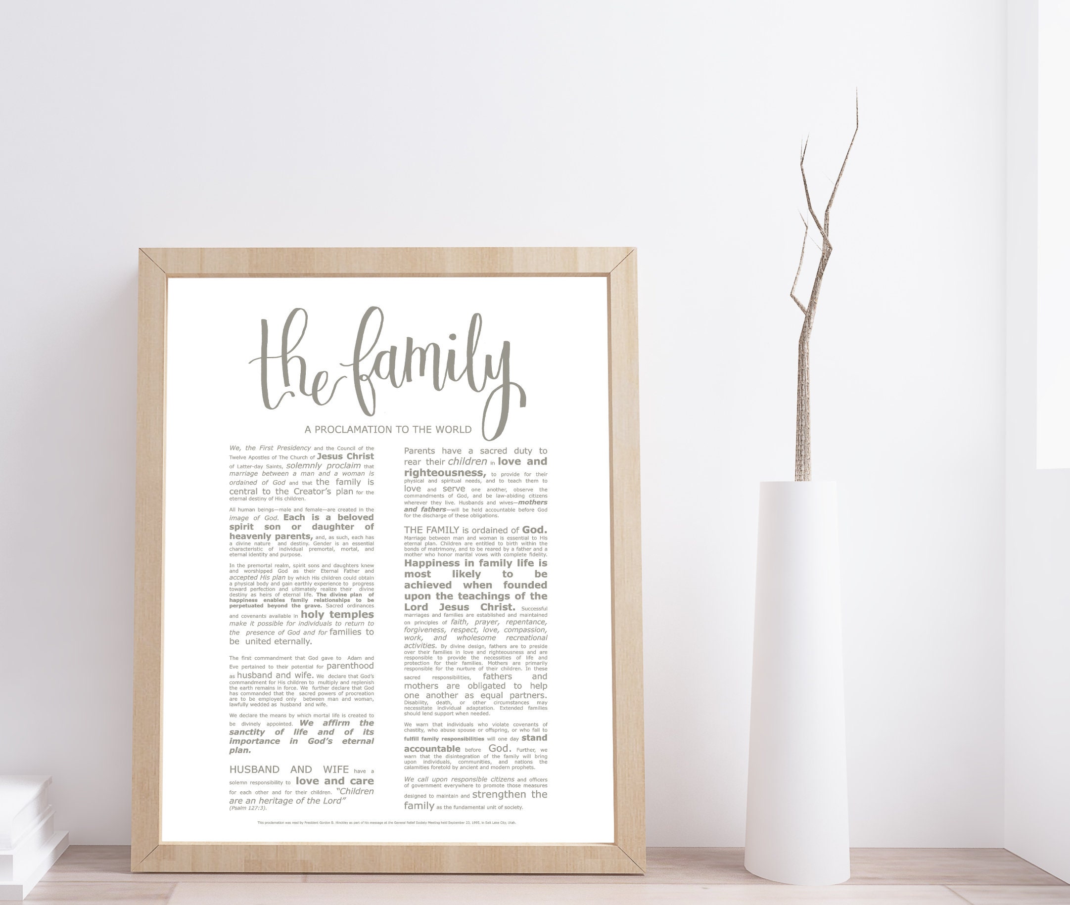 Family members Proclamation, Progressive Emphasised, Ground breaking LDS Printable picture about The Family a Proclamation to the World Printable identified as Relatives Proclamation, Ground breaking Emphasised, Progressive LDS Printable