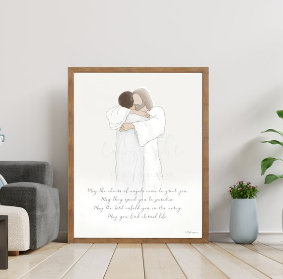 Funeral Art Print: Bereavement Condolence Gift (Digital Download)