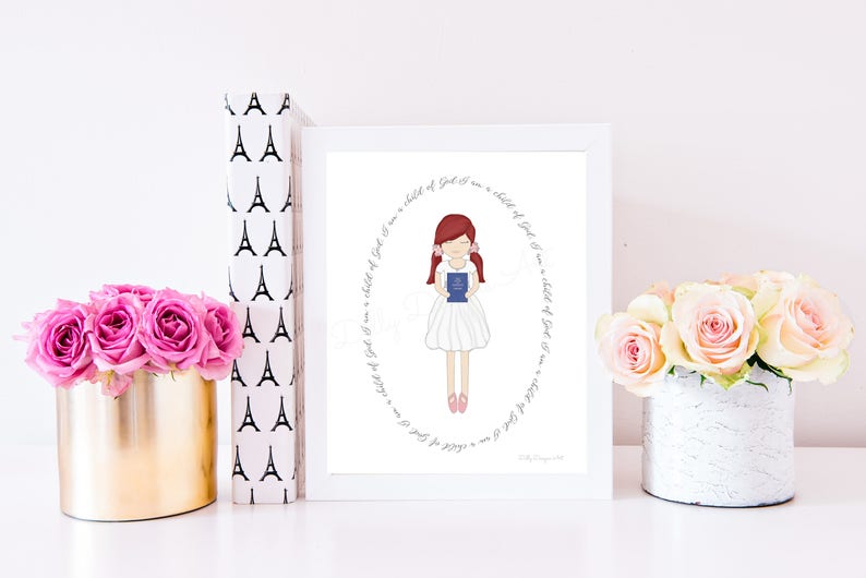 lds baptism gifts girl